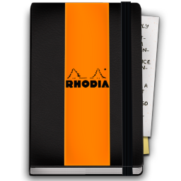 Rhodia Notebook 1 Icon 256x256 png