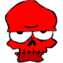 Red Skull Icon