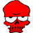 Red Skull Icon 48x48 png