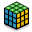 Solved Rubik's Cube Icon 32x32 png