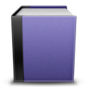 Violet Book Icon 128x128 png
