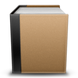 Brown Book Icon 256x256 png