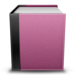 Pink Book Icon 256x256 png