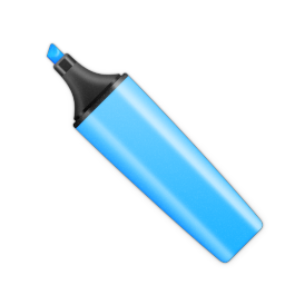 Stabilo Blue Icon 256x256 png