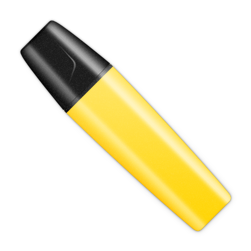 Stabilo Yellow Shut Icon 512x512 png
