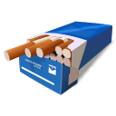 Cigarretes Blue Icon 128x128 png