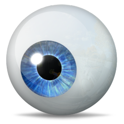 Blue Eye Icon 256x256 png