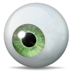 Green Eye Icon 256x256 png