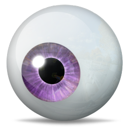 Purple Eye Icon 256x256 png