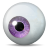 Purple Eye Icon 48x48 png