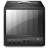 Grey TV Monitor Icon 48x48 png