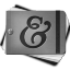 Grey Typebook Icon 64x64 png