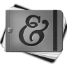 Grey Typebook Icon 96x96 png