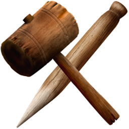 Hammer & Stake Icon 256x256 png