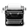 Typewriter Icon 32x32 png