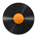Vinyl Orange Icon