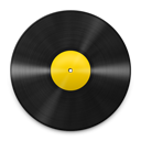 Vinyl Yellow Icon