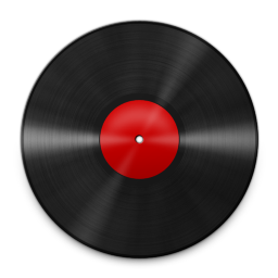 Vinyl Red Icon 256x256 png