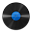 Vinyl Blue Icon 32x32 png
