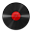 Vinyl Red Icon 32x32 png