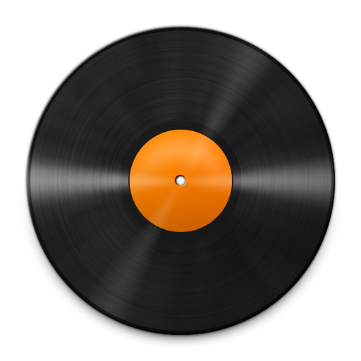 Vinyl Orange Icon 512x512 png