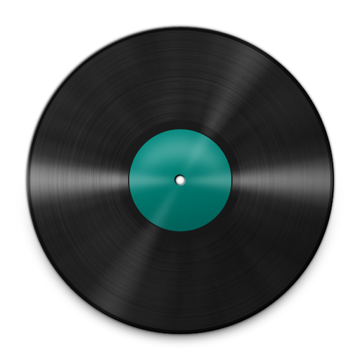 Vinyl Turquoise Icon 512x512 png