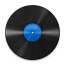 Vinyl Blue Icon 64x64 png