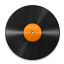 Vinyl Orange Icon 64x64 png