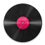 Vinyl Pink Icon 64x64 png