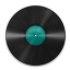 Vinyl Turquoise Icon 64x64 png
