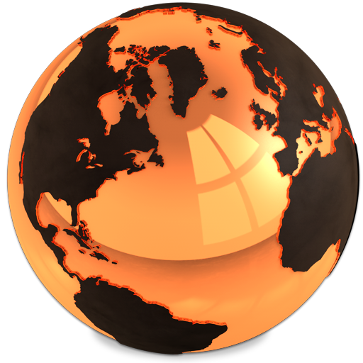 Gold World Icon 512x512 png