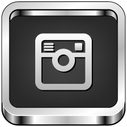 Instagram Icon 3d Black Social Media Icons Softicons Com