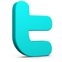 Colored Twitter Icon 128x128 png