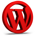 Red WordPress Icon