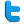 Blue Twitter Icon 24x24 png