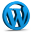 Blue WordPress Icon 32x32 png