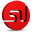 Red StumbleUpon Icon 32x32 png