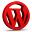 Red WordPress Icon 32x32 png