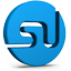 Blue StumbleUpon Icon 64x64 png