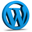 Blue WordPress Icon 64x64 png