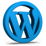 Blue WordPress Icon 96x96 png