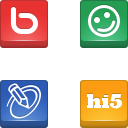 Boxy Social Icons 4