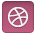 Dribbble Pressed Icon 36x36 png