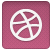 Dribbble Pressed Icon 52x52 png