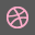 Dribbble Grey Icon 32x32 png
