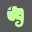 Evernote Grey Icon 32x32 png