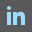 LinkedIn Grey Icon 32x32 png