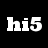 hi5 White Icon 48x48 png