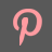 Pinterest Grey Icon 48x48 png