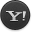 Yahoo Dark Icon 32x32 png